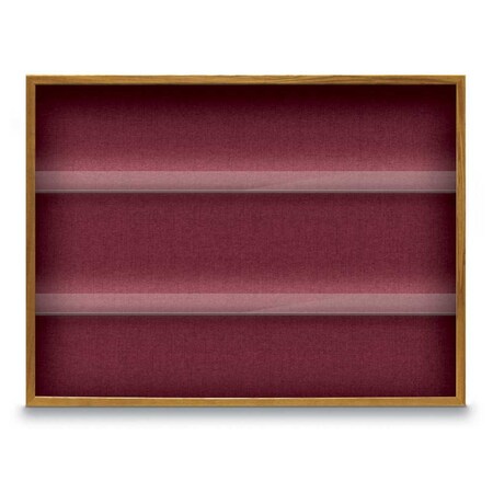 United Visual Products Outdoor Enclosed Combo Board, 48"x36", White Frame/Green & Blue Spruce UVCB4836ODW-GREEN-BLSPRU